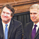SCOTUS Associate Justices Brett Kavanaugh [L] and Neil Gorsuch [R]