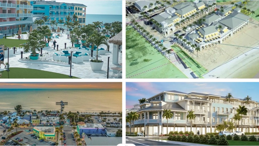 Fort Myers Beach Rebuild News: Bright Lights, Fire District Study, Santini Plaza Re-Open, Bonita Bill’s Sale, and Red Coconut RV High-Rise Plans