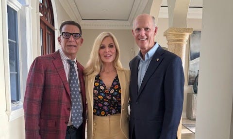 Dr. Garramone and Jennifer Couture with Florida U.S. Senator Rick Scott