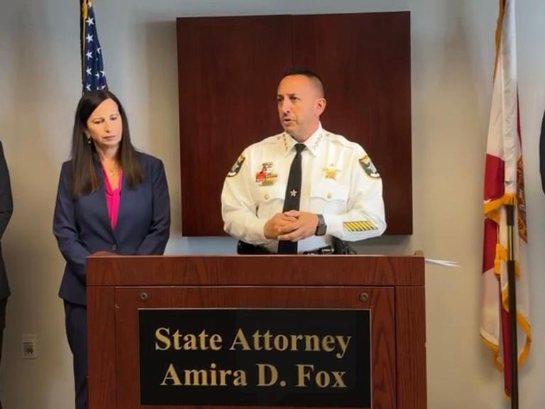 Florida State Attorney Amira Fox and Lee County Sheriff Carmine Marceno