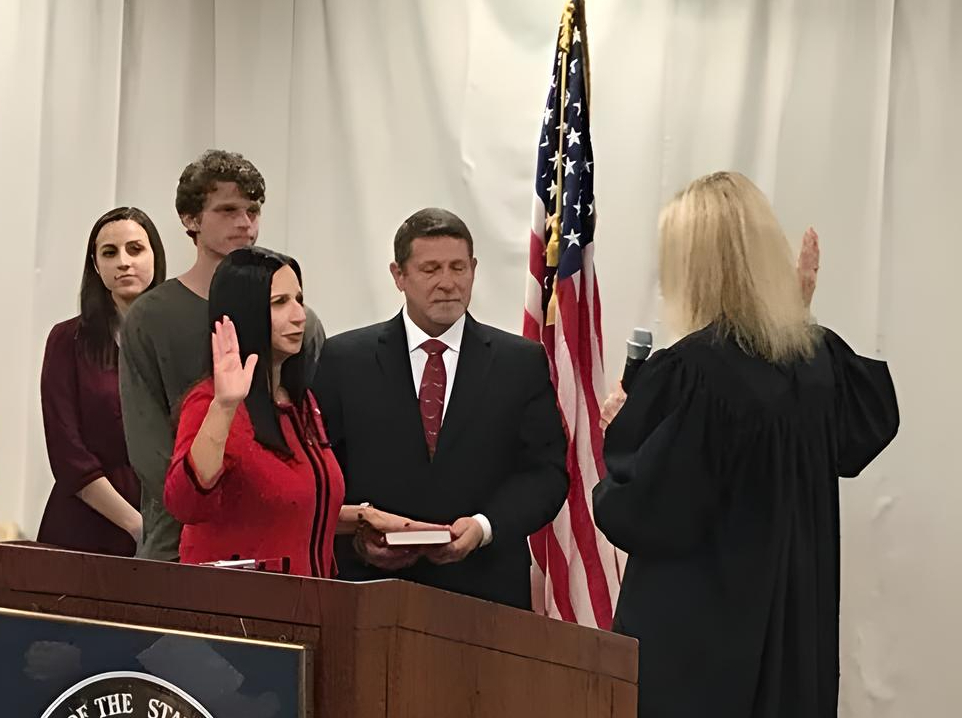 Florida State Attorney Amira Fox was sworn in by Sheri Polster-Chappell, Couture and Garramone’s judge in Fort Myers Federal Court.