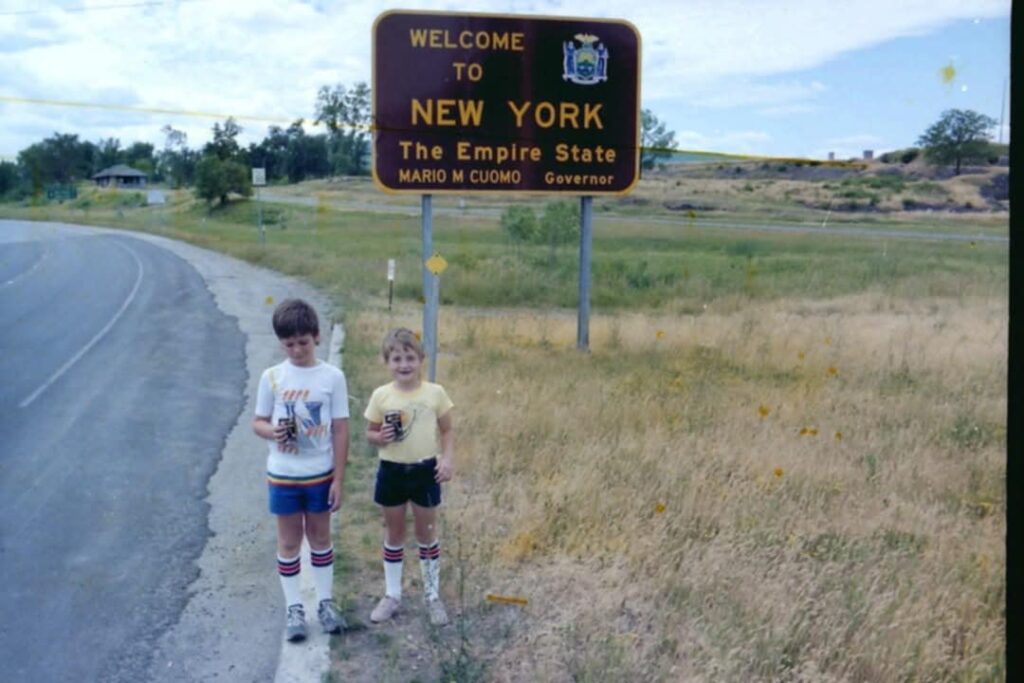 Ross, Jr., and Martina see America for the first time.