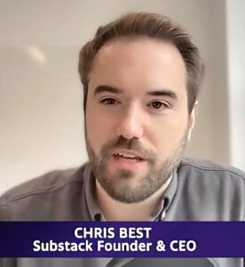 Substack CEO Chris Best bans journalist Richard Luthmann, proving his free speech claims are a fraud. Substack is not safe for writers.