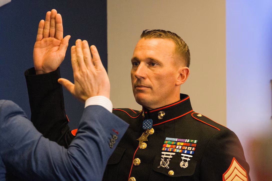 A Hero in Reserve: Dakota Meyer, Medal of Honor Marine, reenlists after 15 years. His return boosts recruitment and shows enduring service.