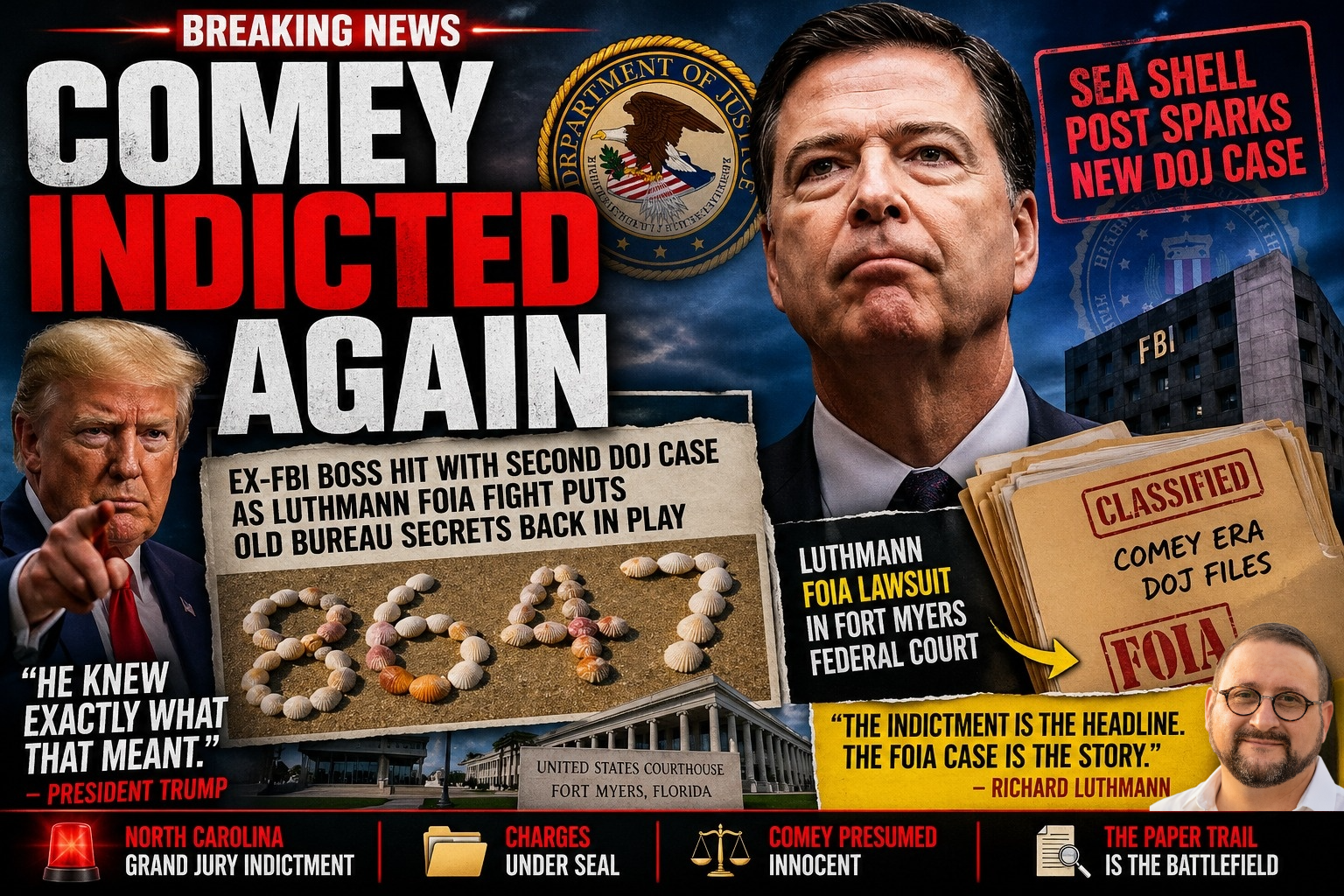 Comey Indicted Again