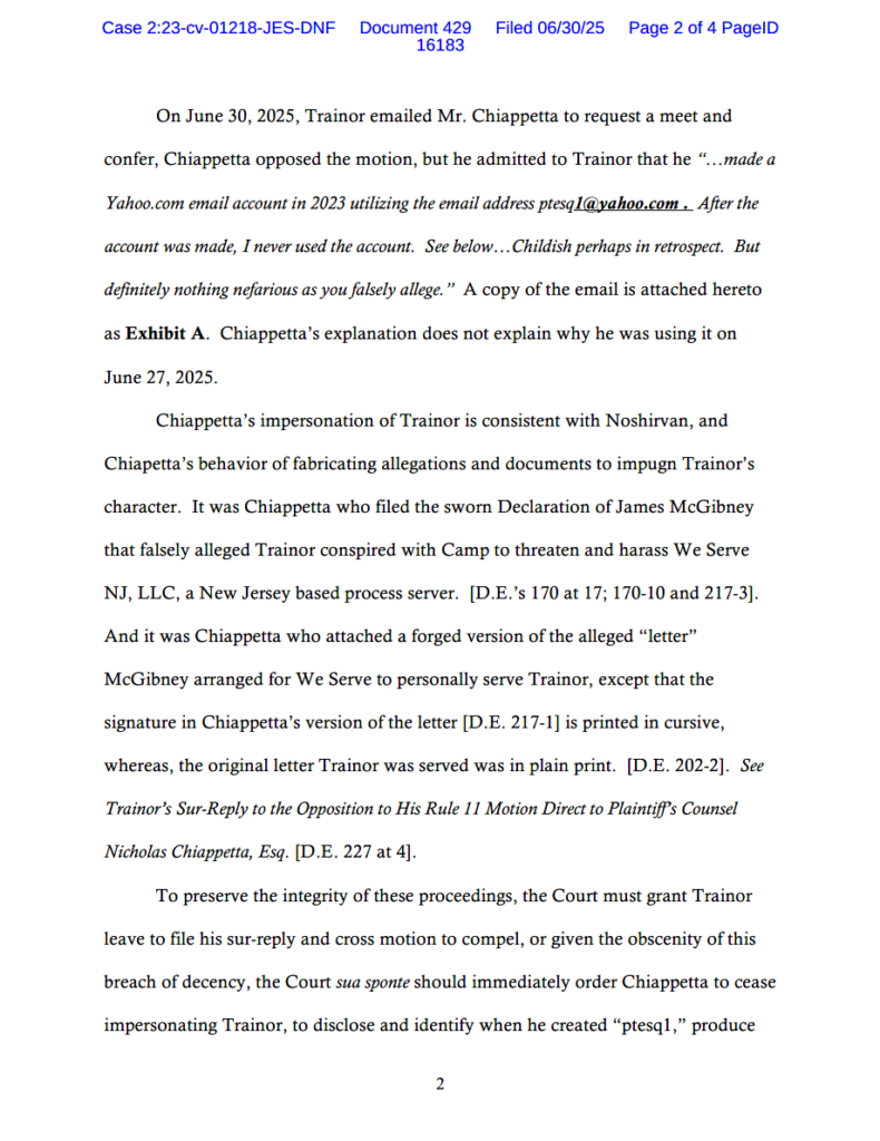 Chiappetta Impersonation 2