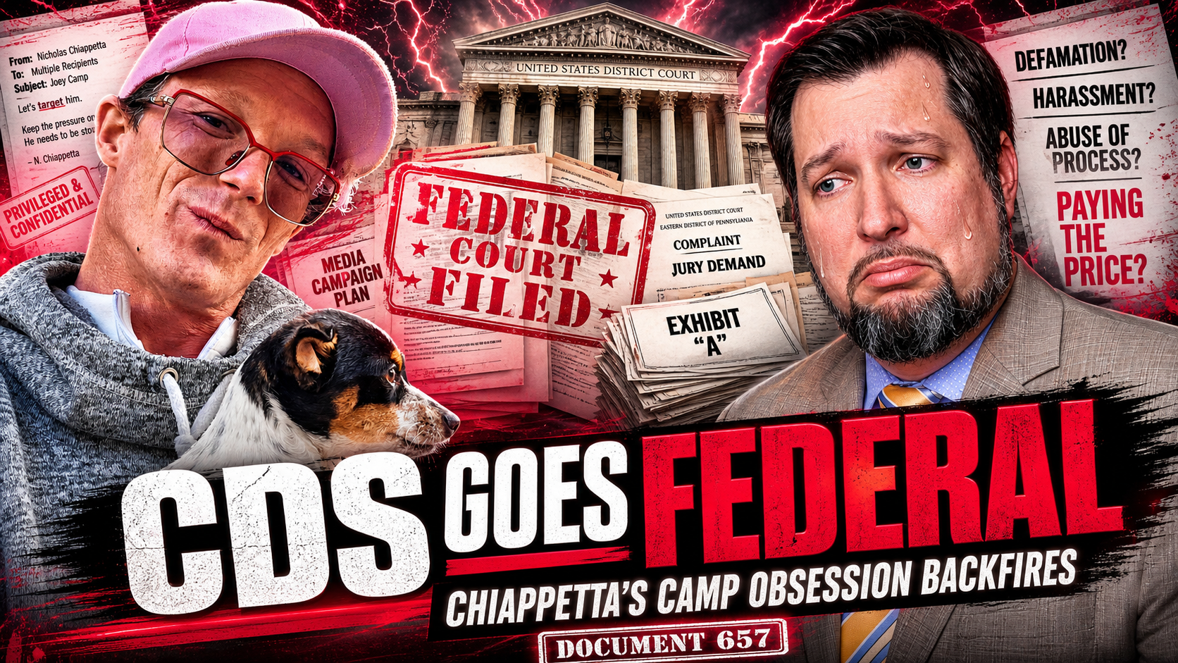 Joey Camp Derangement Syndrome Goes Federal