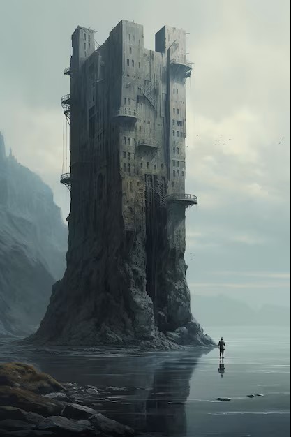 Obama's Dark Tower: A post-apocalyptic dark tower, legacy machine, and library without the library. Obamalisk's PR mismatched from reality.