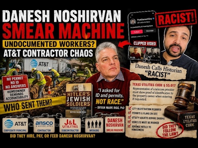 Danesh Found the Wrong Marine: Dr. Bryan Rigg asked for documentation. The Woke Mob says he's racist. AT&T, ANSCO, and J&L face questions.