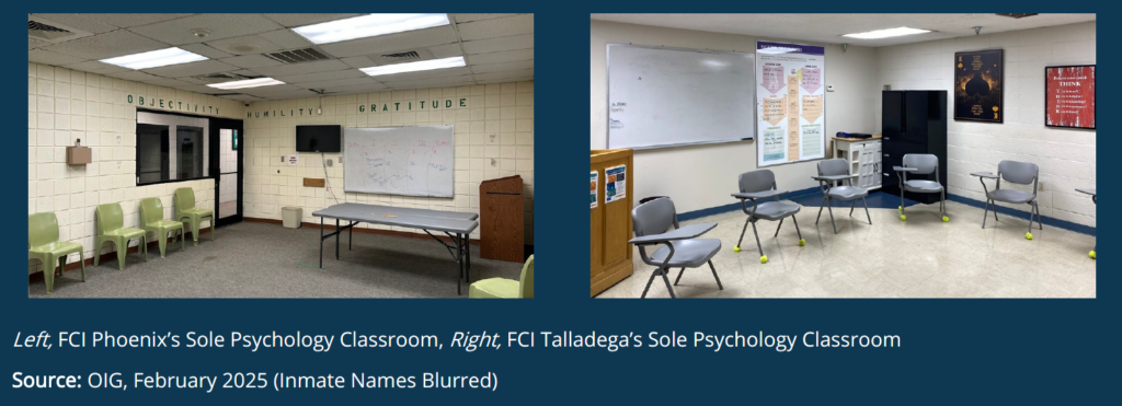BOP Quality Learing Center: DOJ watchdog says BOP mishandled First Step Act funding while inmates waited for real prison reform programs.