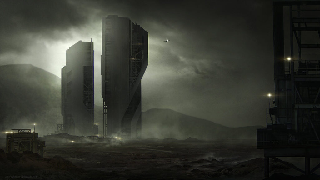 Obama's Dark Tower: A post-apocalyptic dark tower, legacy machine, and library without the library. Obamalisk's PR mismatched from reality.