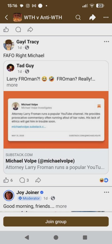 Cancel Culture Halesverse Lawfare: TUG’s last-word circus, Piglet’s copyright fight, Larry Forman’s ethics cloud, and an IC3 complaint.