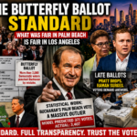 Democrat Ballot Hypocrisy Exposed: Palm Beach 2000 proved election anomalies deserve scrutiny. Los Angeles 2026 deserves the same standard.