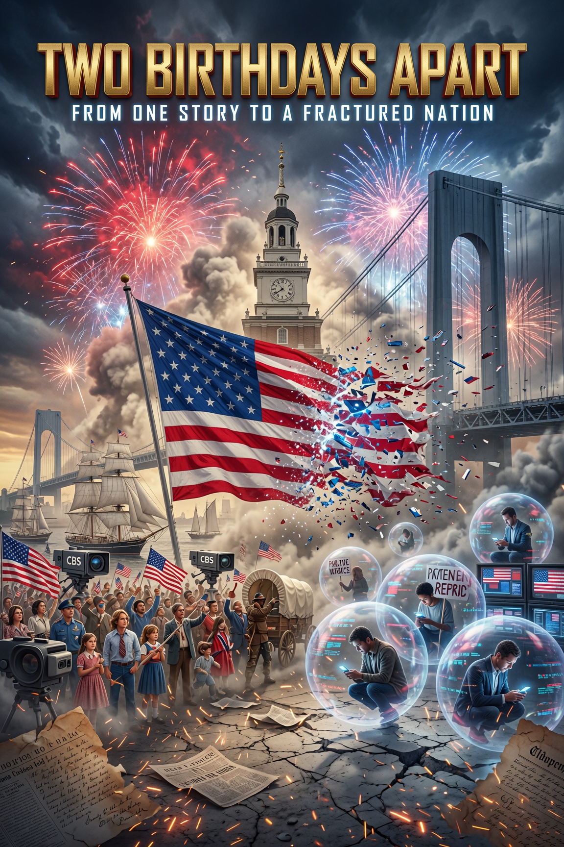 Two Birthdays Apart: Red, White And Divided