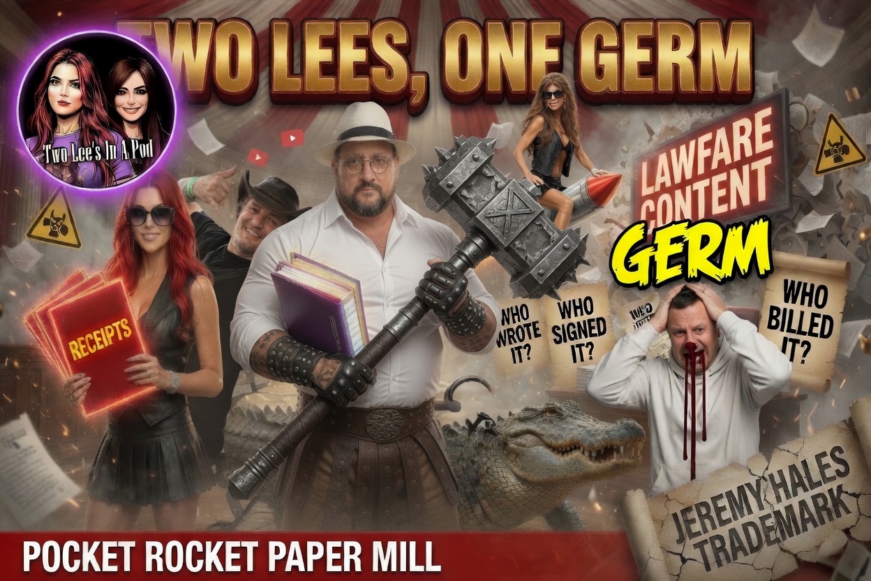Two Lees One GERM and the Pocket Rocket Paper Mill