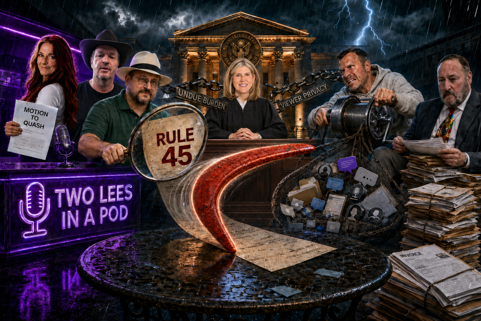 The Patio-Table Subpoena: Lisa Lee asks a Florida bankruptcy court to quash Jeremy Hales’ subpoena targeting her newsroom, financial records, metadata, and viewers.