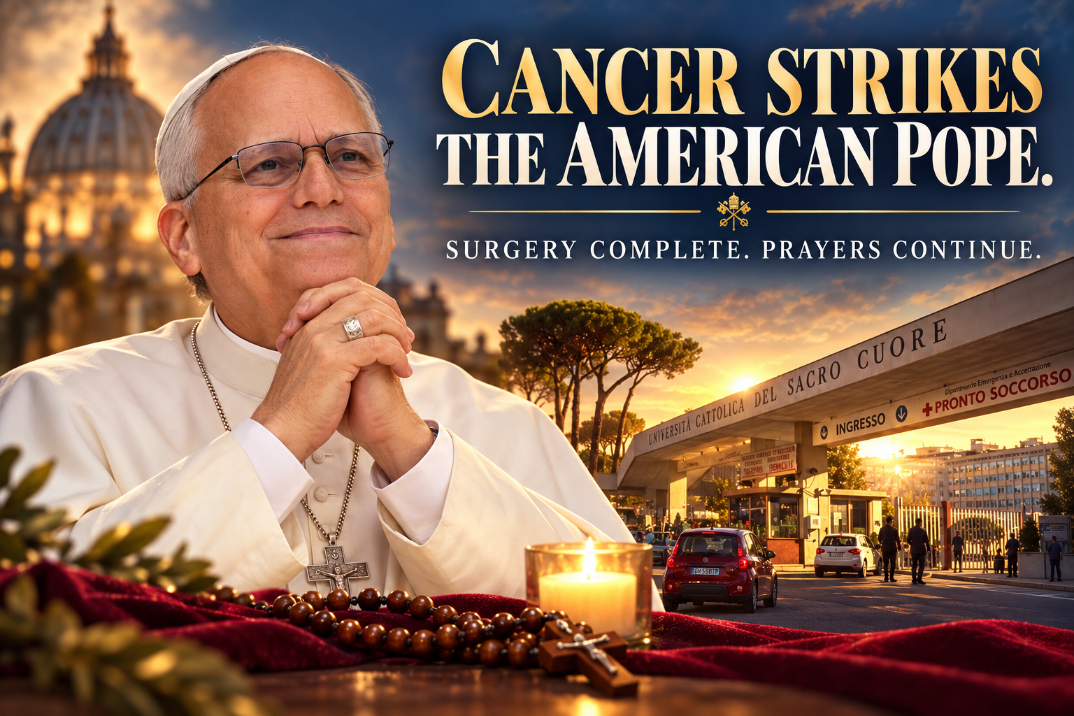 Cancer Strikes the American Pope