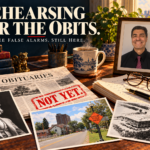 In Rehearsing for the Obits, Greg Maresca recalls three mistaken reports of his death and finds humor, gratitude, and Christian hope.